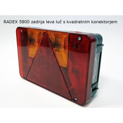 Radex 5800, luč zadnja leva-kvadratni konektor