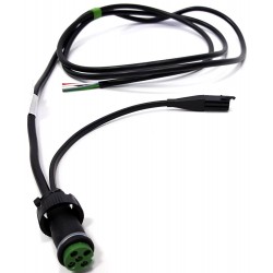 Priključni kabel 5-polni z izhodom, desni, dolžine 2m, Aspock (zeleni)) 