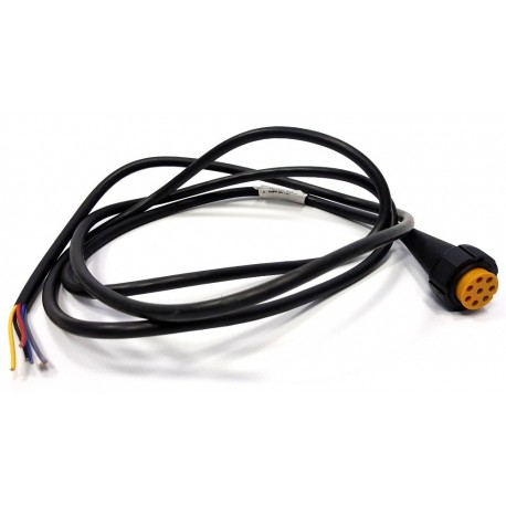 Priključni kabel 8-polni levi, dolžine 2m, Aspock (rumeni)