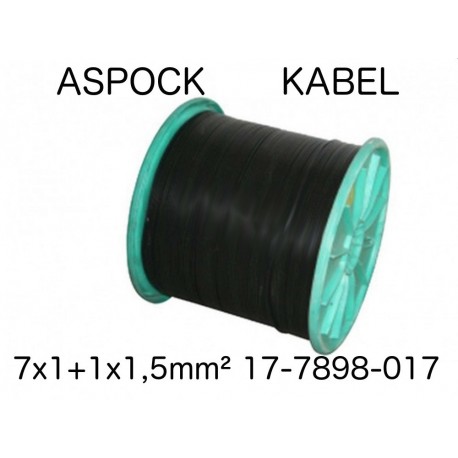 Kabel 7x1,0+1x1,5 mm² Aspock