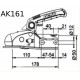 Kroglična sklopka AL-KO AK161 fi50 (1600kg)