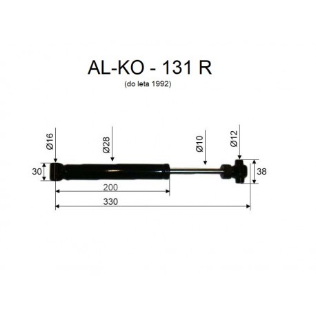 AL-KO 131R amortizer naletnega sistema do l. 1992