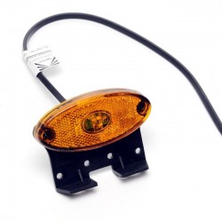 Flatpoint 2 LED, stranska oranžna luč s kablom