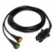 Priključni kabel, 7 polni vtikač, dolžina 4 m, Aspock