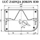 LZL-Jokon 830, luč zadnja leva