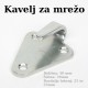 Trikotni kavelj za mrežo